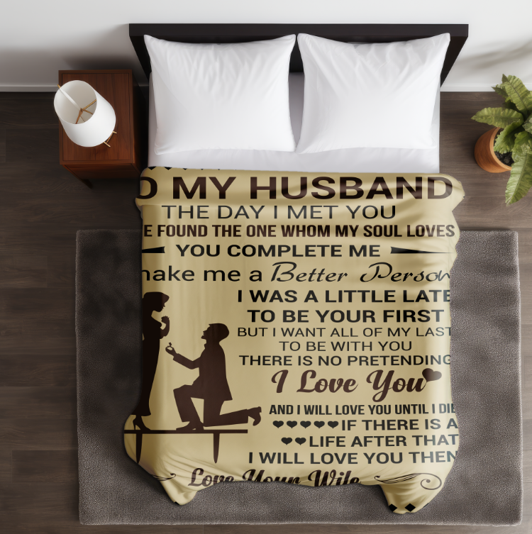 To My Husband | FLM Arctic Fleece Blanket 50x60